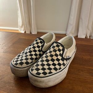 Vans Checkerboard Slip-On Sneakers
